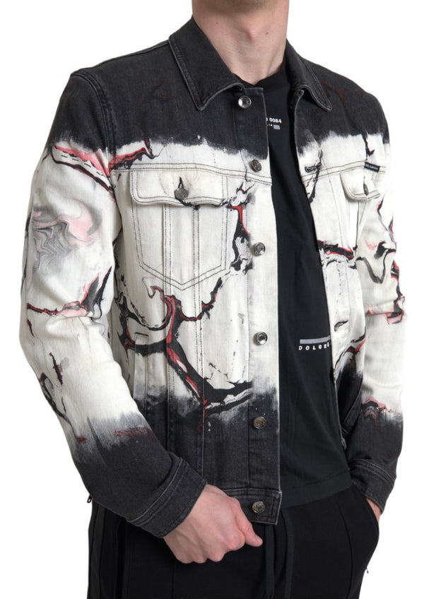 Dolce & Gabbana 98% Cotton 2% Elastane jacket in multicolor