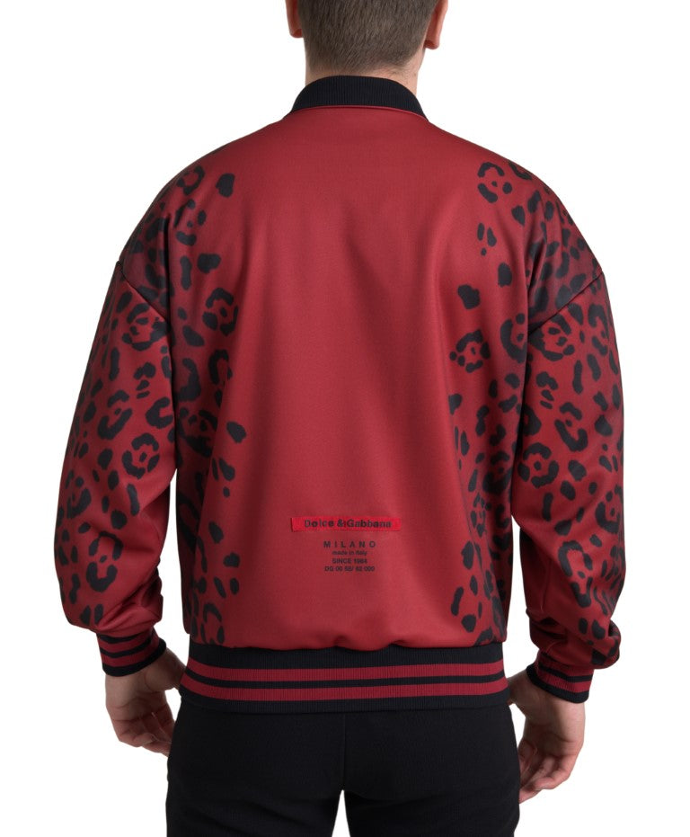 Dolce & Gabbana 100% Polyester; Lining: 100% Nylon jacket in red