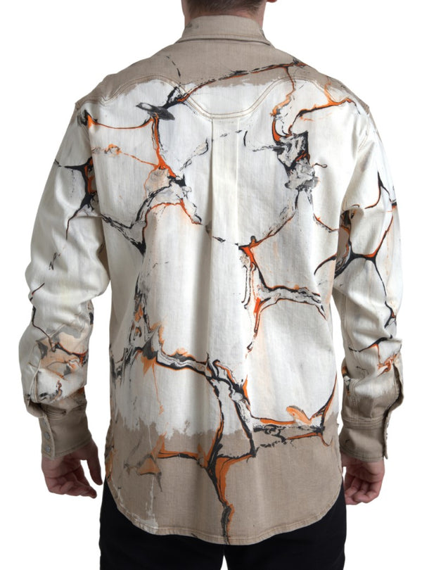 Dolce & Gabbana 97% Cotton 3% Elastane shirt in white