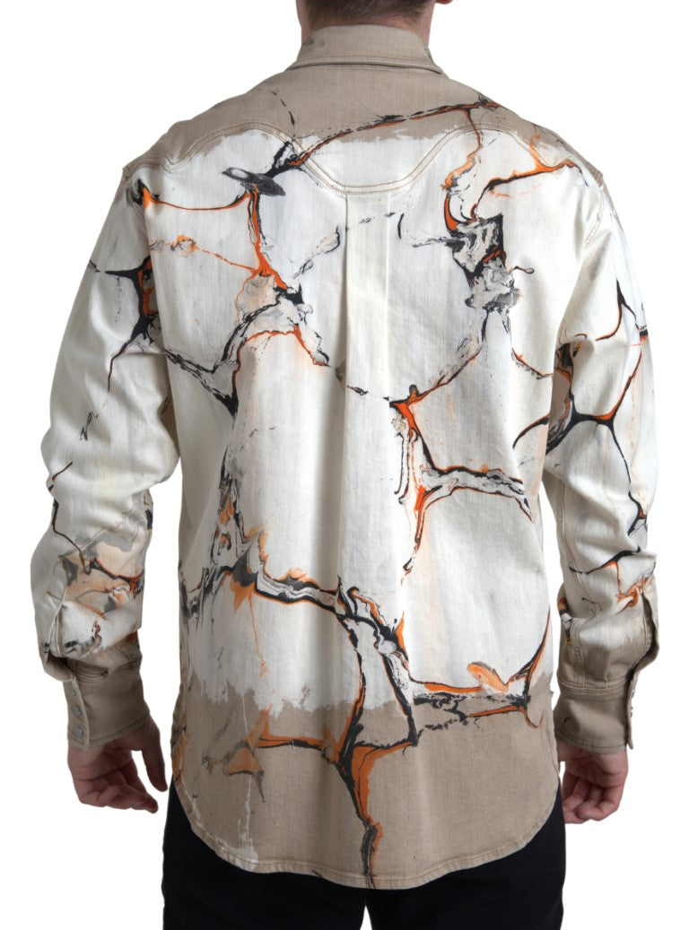 Dolce & Gabbana 97% Cotton 3% Elastane shirt in white