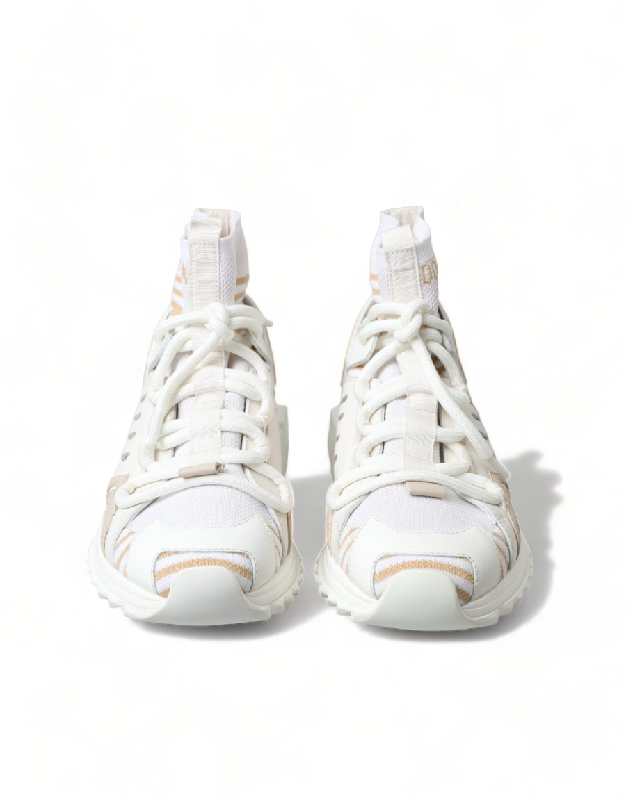 Dolce & Gabbana 70% Viscose sneaker in white
