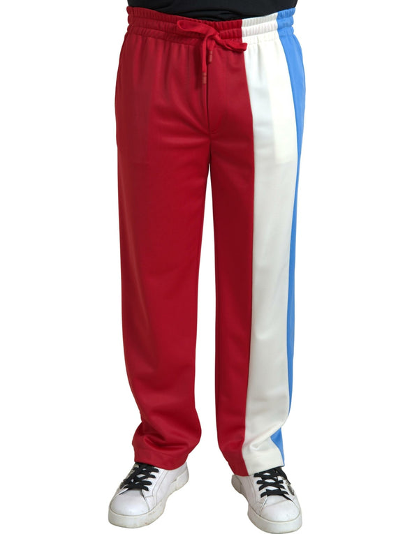 Dolce & Gabbana 100% Polyester (shell) joggers in red