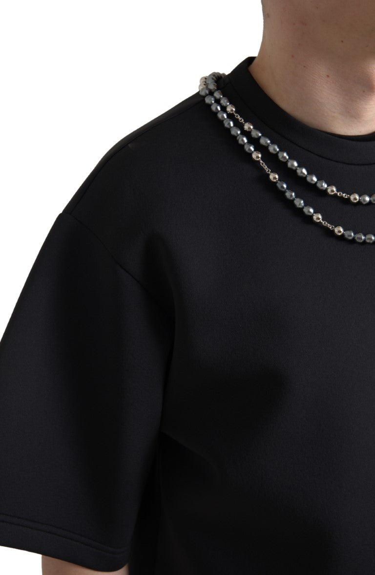 Dolce & Gabbana 100% Polyester t-shirt in black