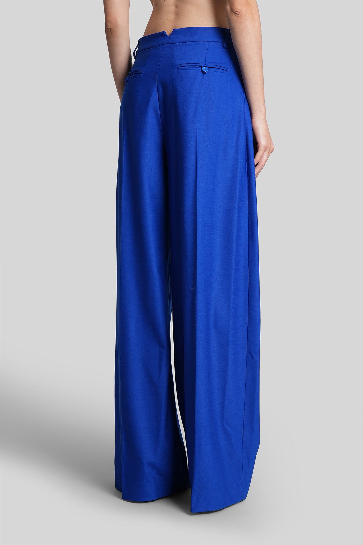 Pants in blue wool Abbigliamento