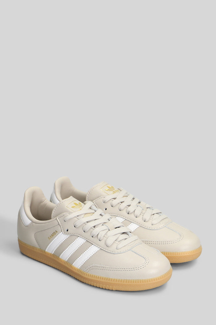 Samba Og Sneakers in beige leather Scarpe
