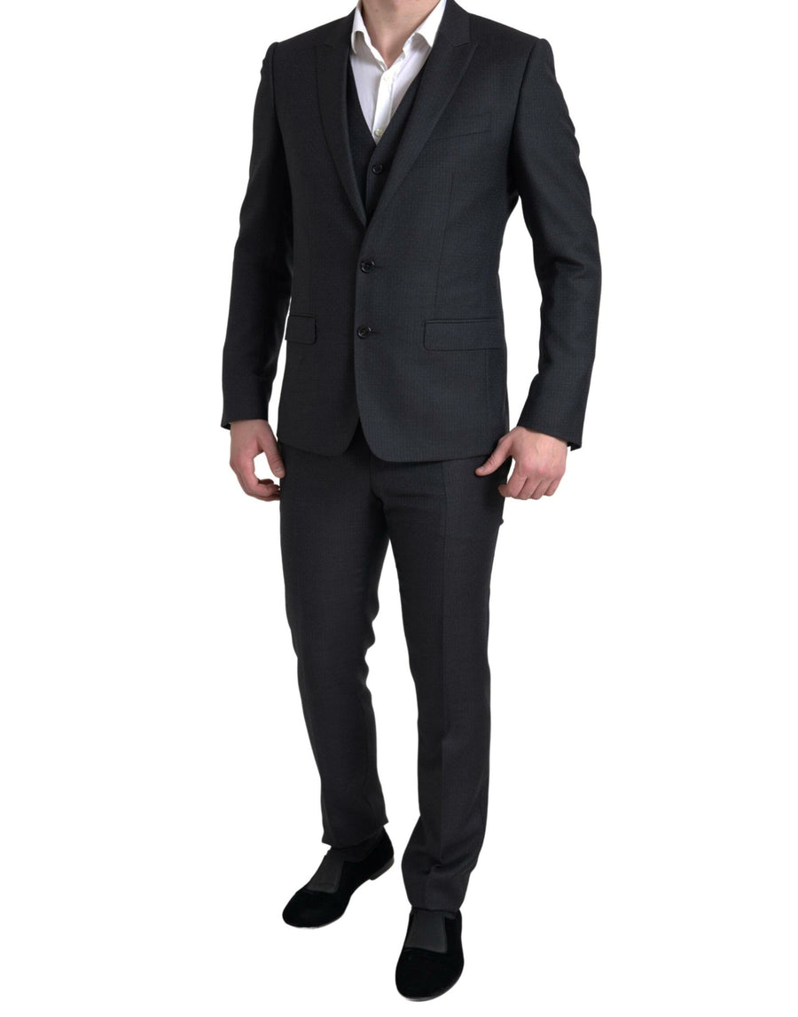 Dolce & Gabbana 100% Virgin Wool suit in black