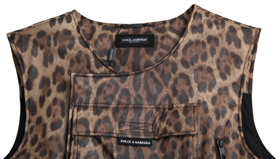 Dolce & Gabbana 100% Silk vest in brown