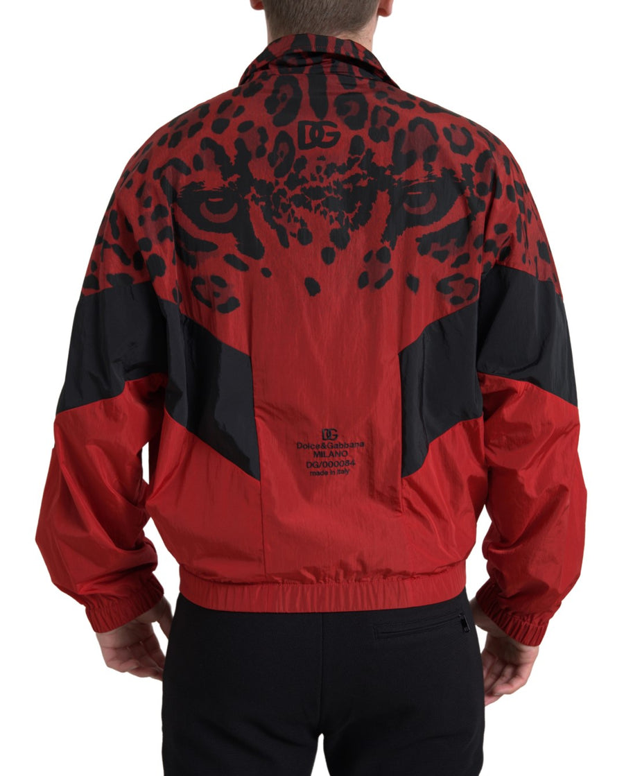 Dolce & Gabbana 100% Nylon jacket in red