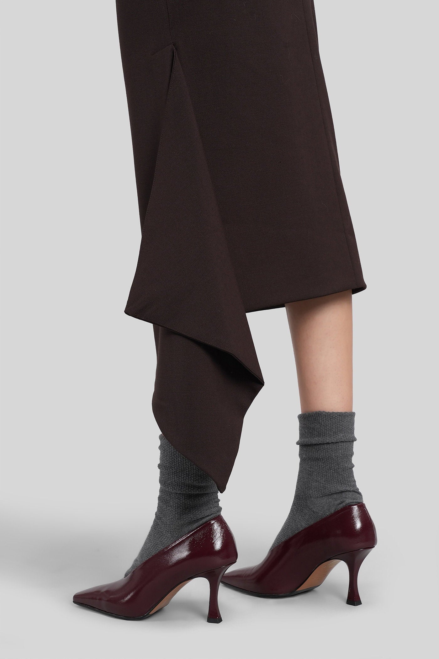 Cassidy Skirt in brown polyester Abbigliamento