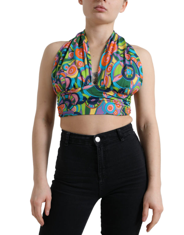 Dolce & Gabbana 91% Silk tank top in multicolor