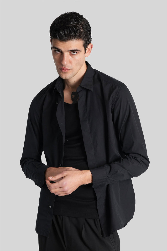 Lingerie in black cotton Abbigliamento