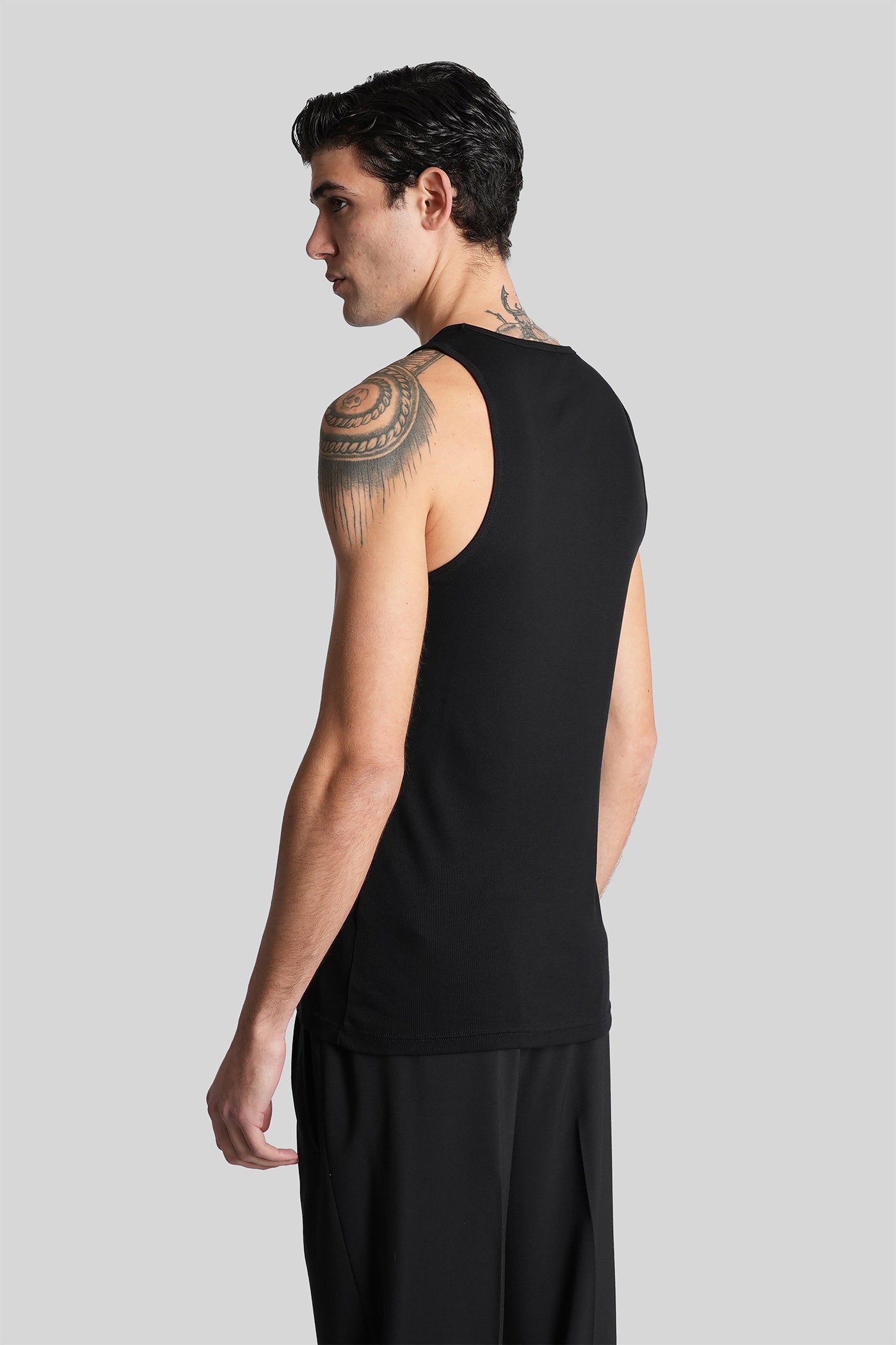 Lingerie in black cotton Abbigliamento