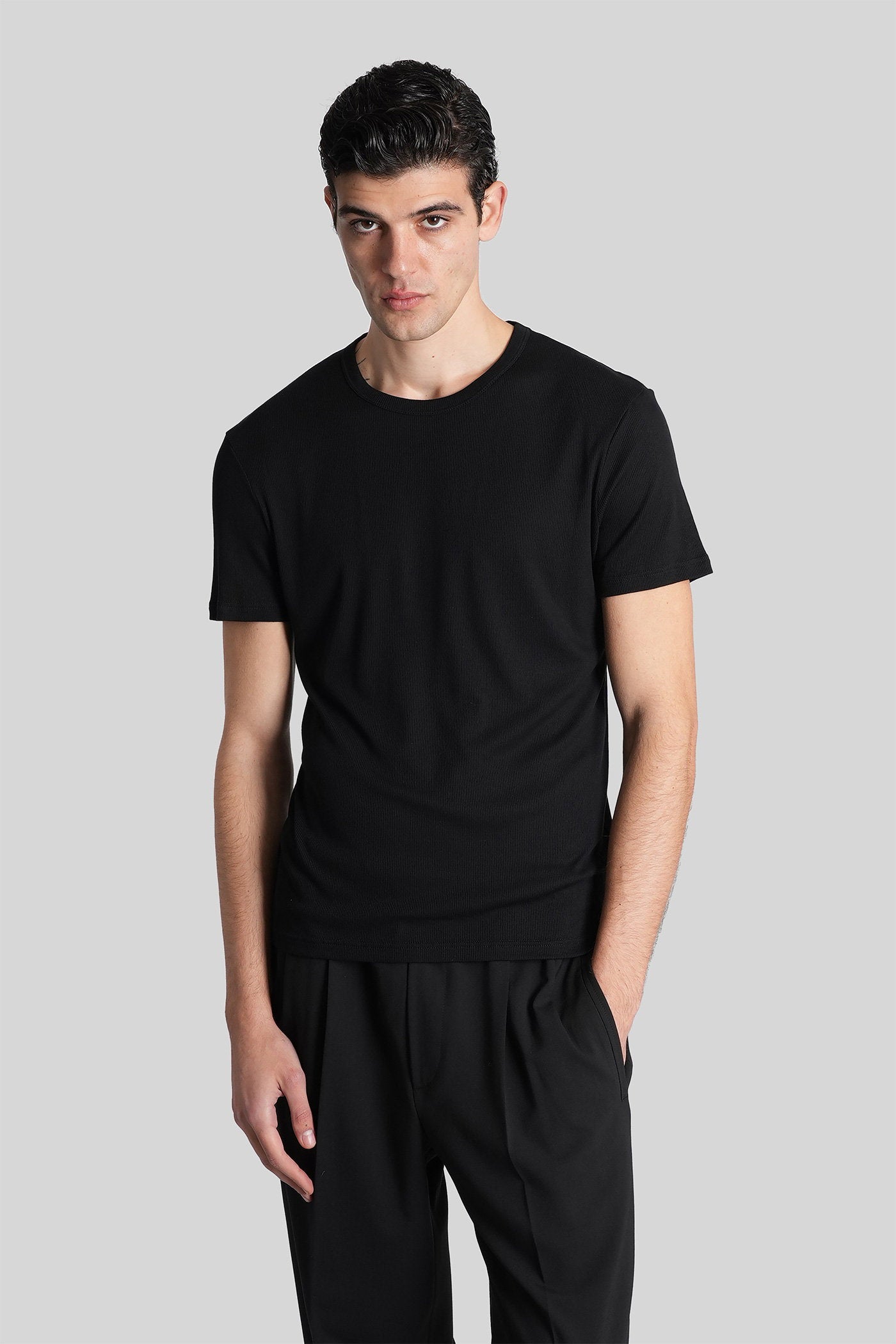 Lingerie in black cotton Abbigliamento