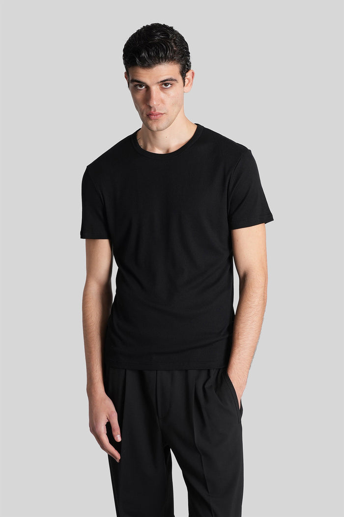 Lingerie in black cotton Abbigliamento