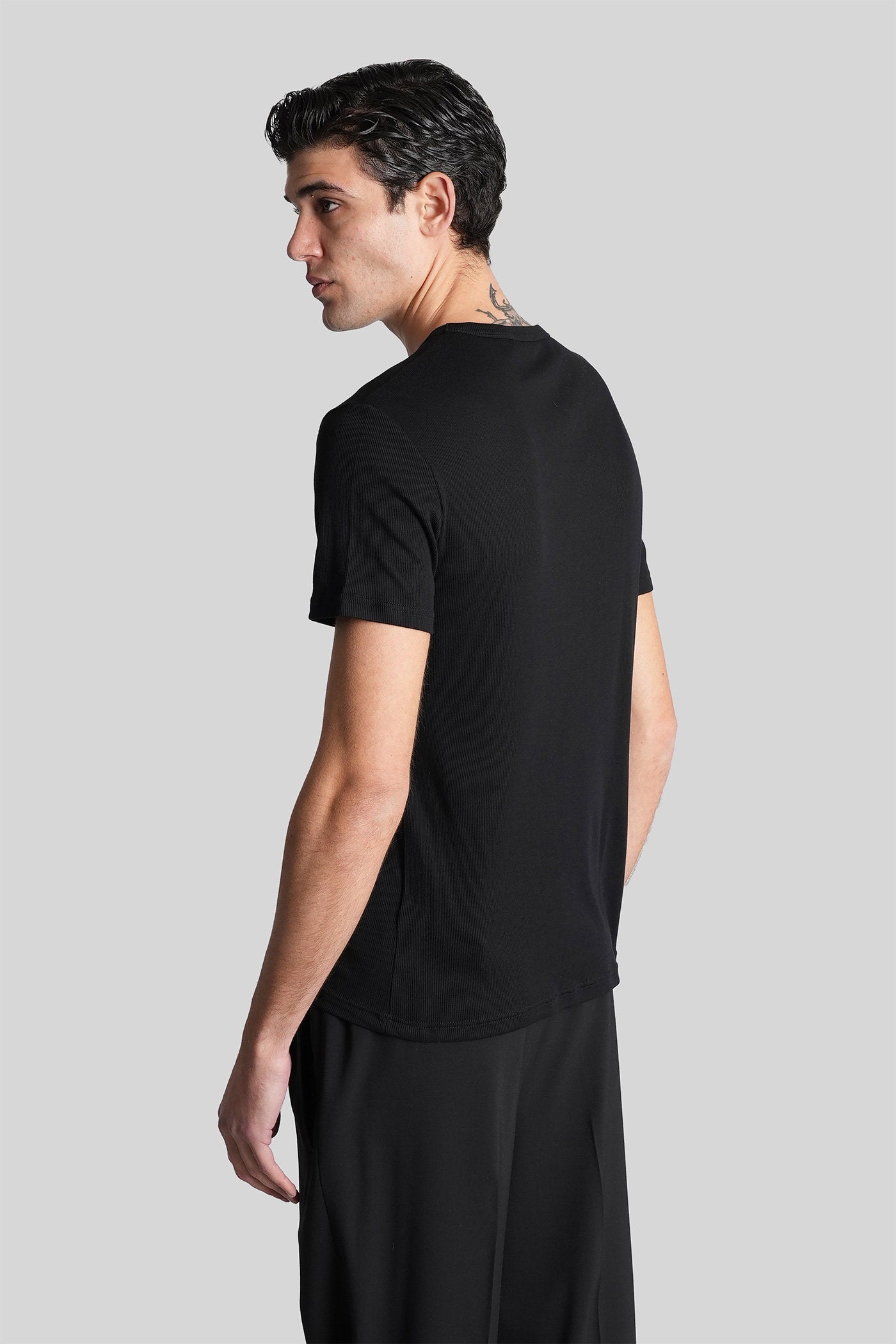 Lingerie in black cotton Abbigliamento