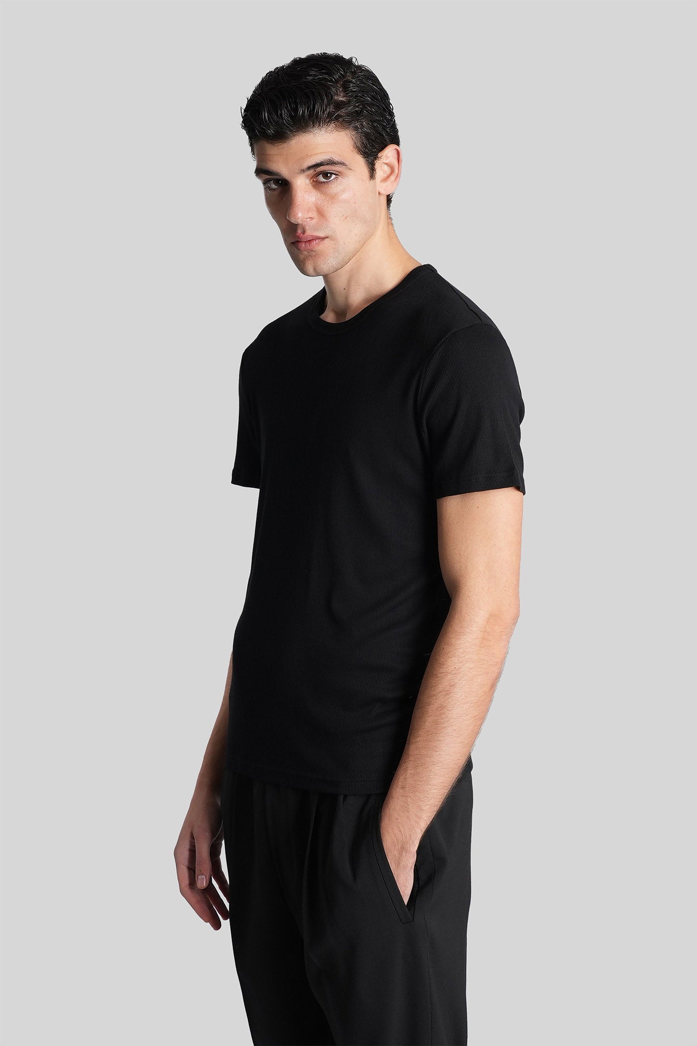 Lingerie in black cotton Abbigliamento