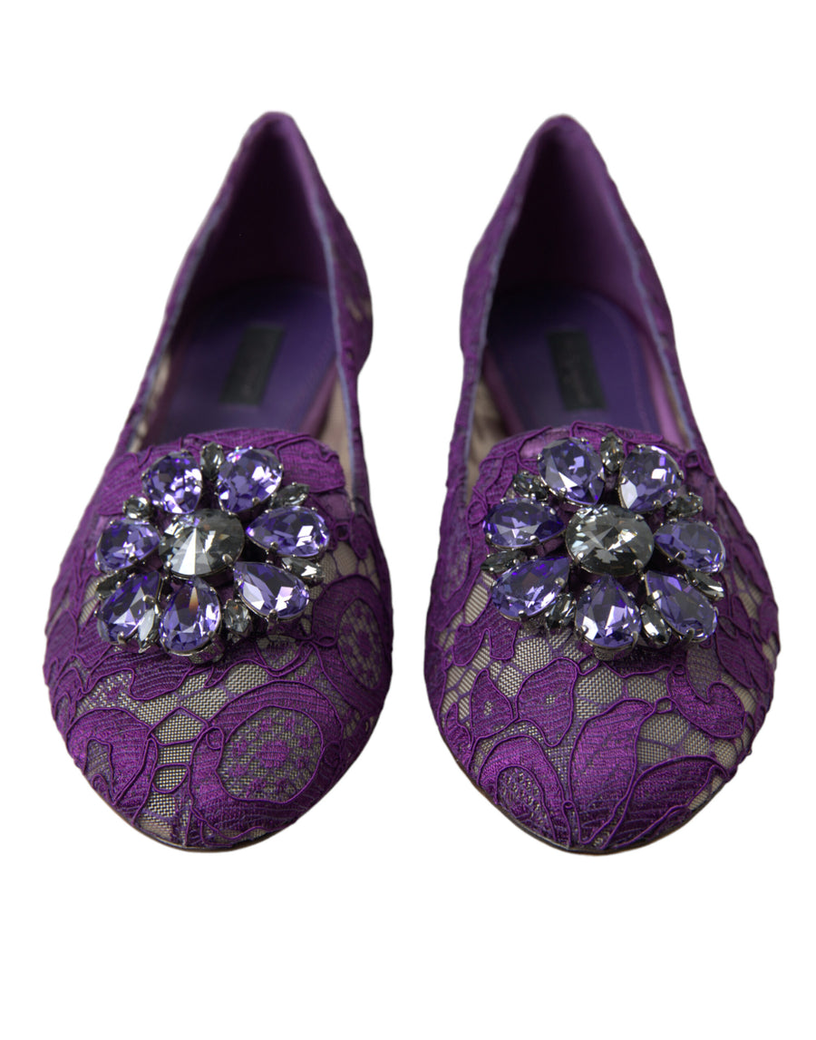 Dolce & Gabbana 56% Viscose flat in purple