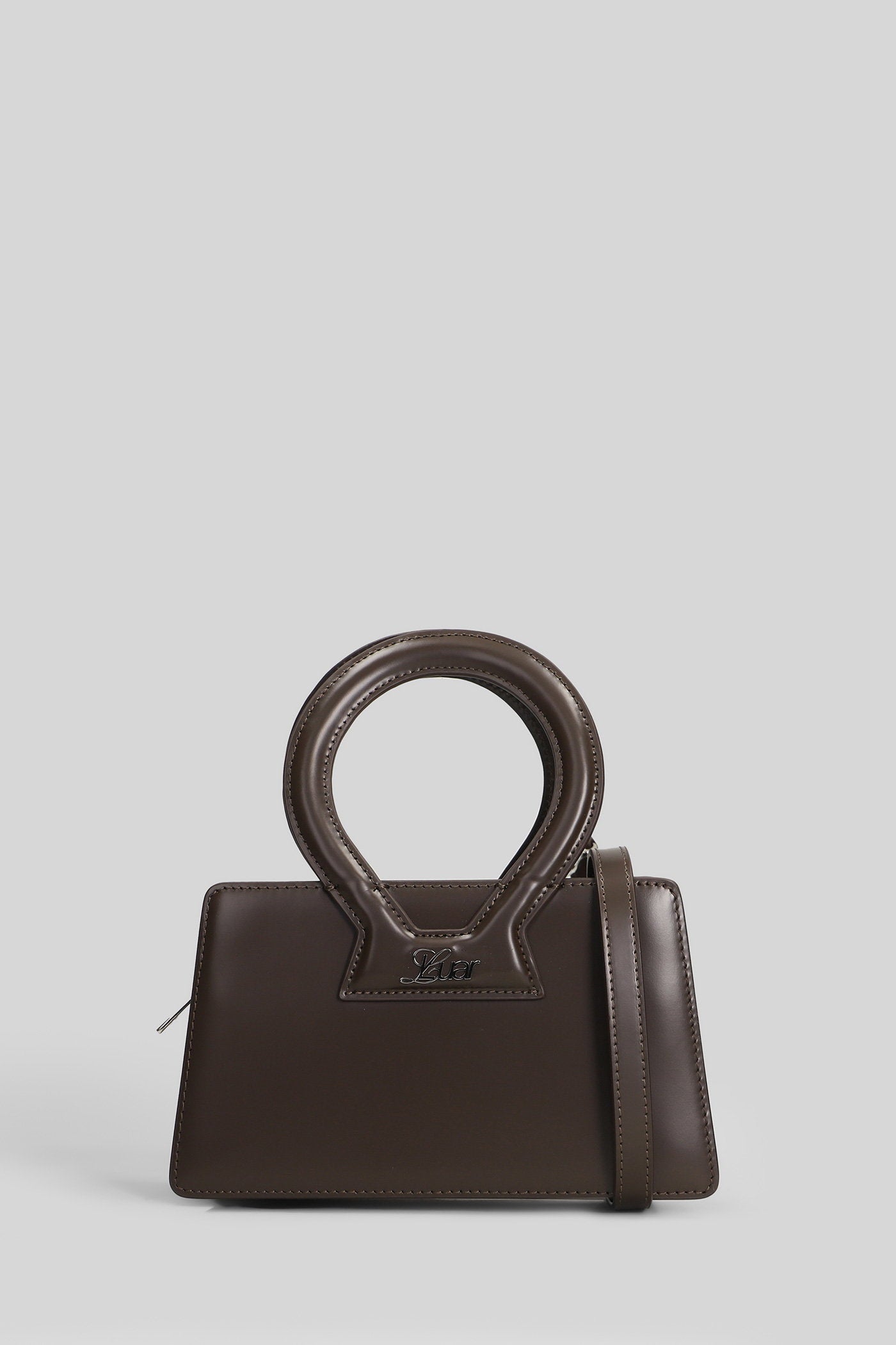 Ana small Shoulder bag in brown leather Borse