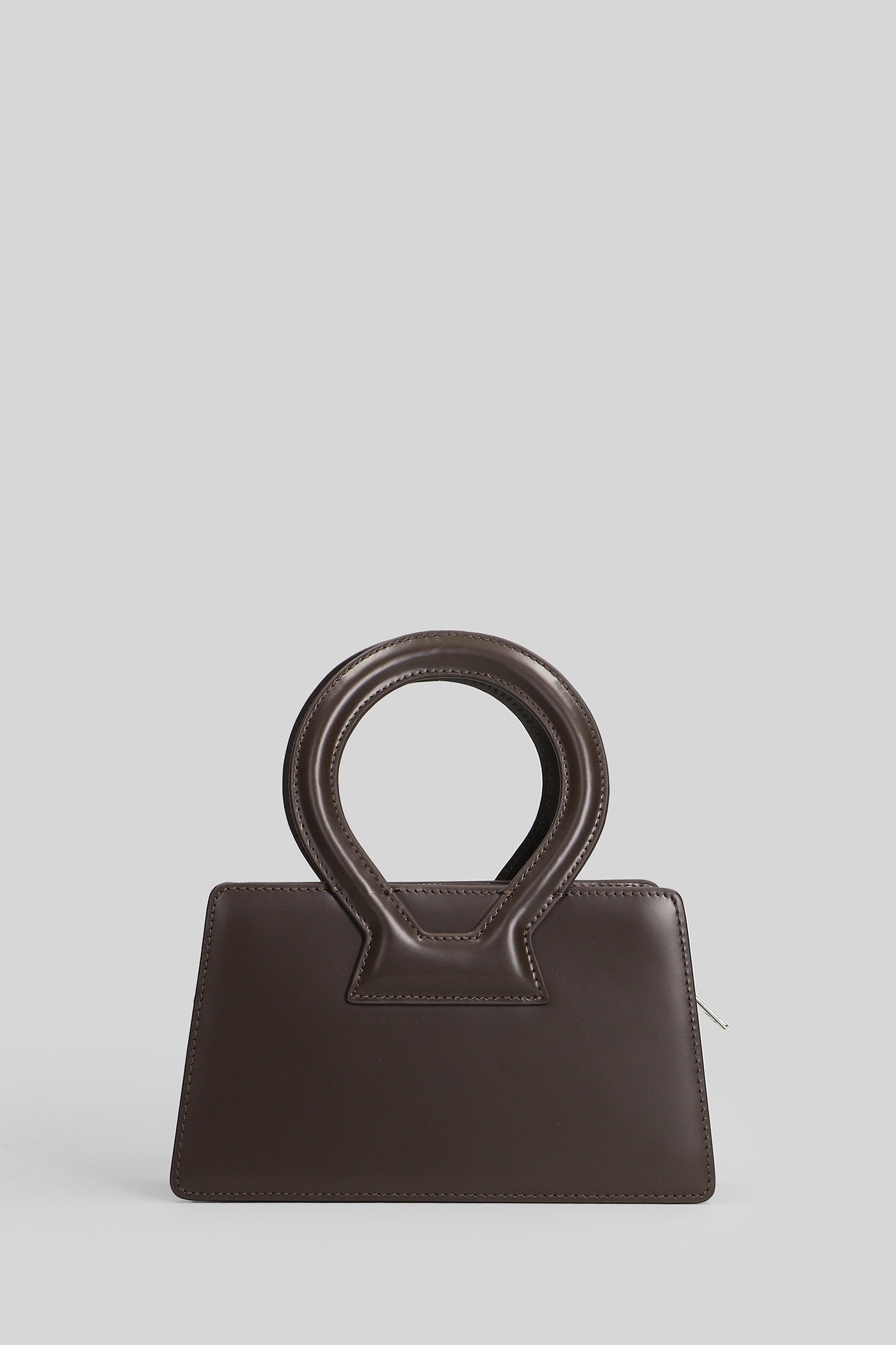 Ana small Shoulder bag in brown leather Borse