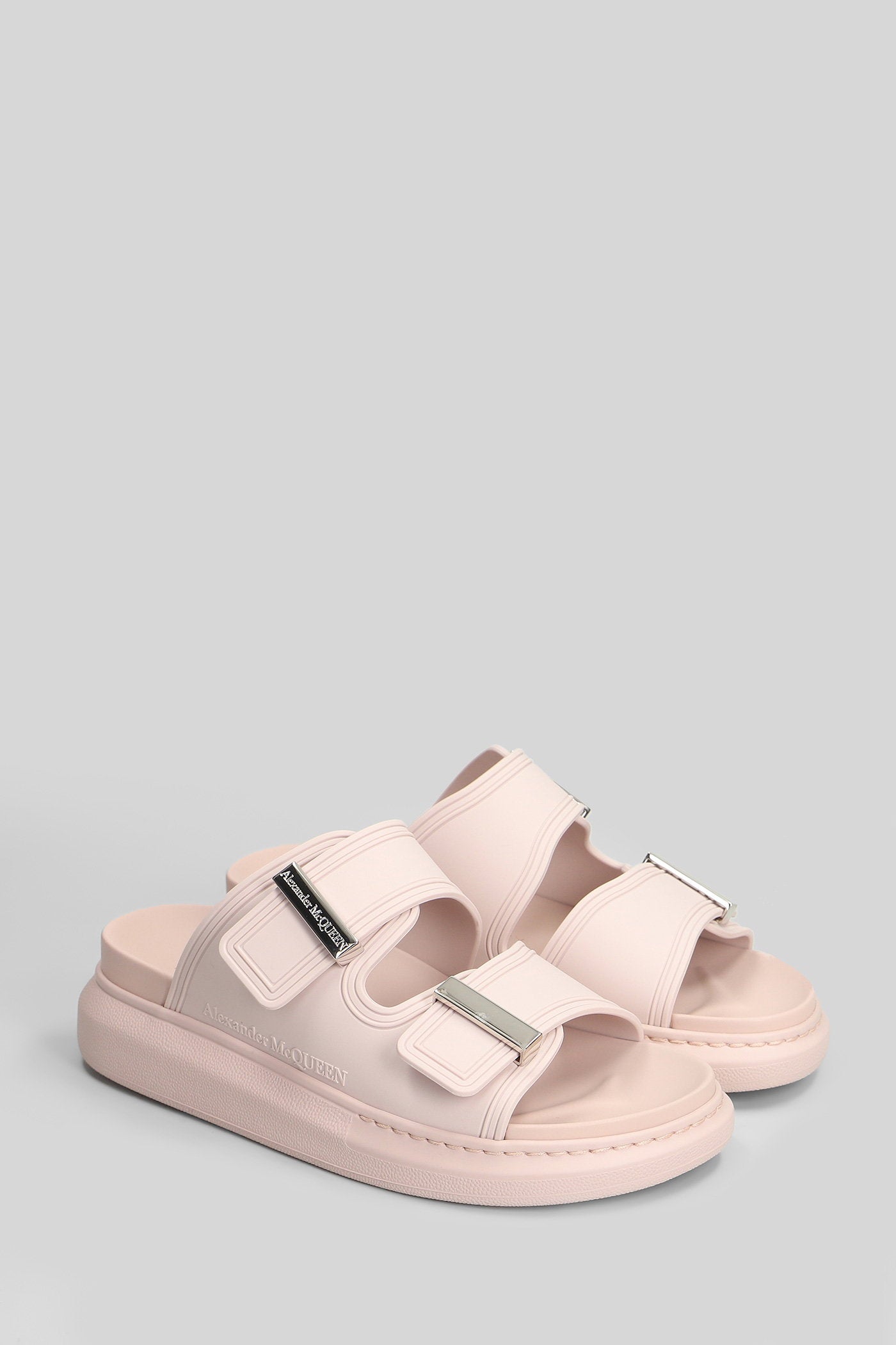 Flats in rose-pink rubber-plasic Rubber/plasic Scarpe