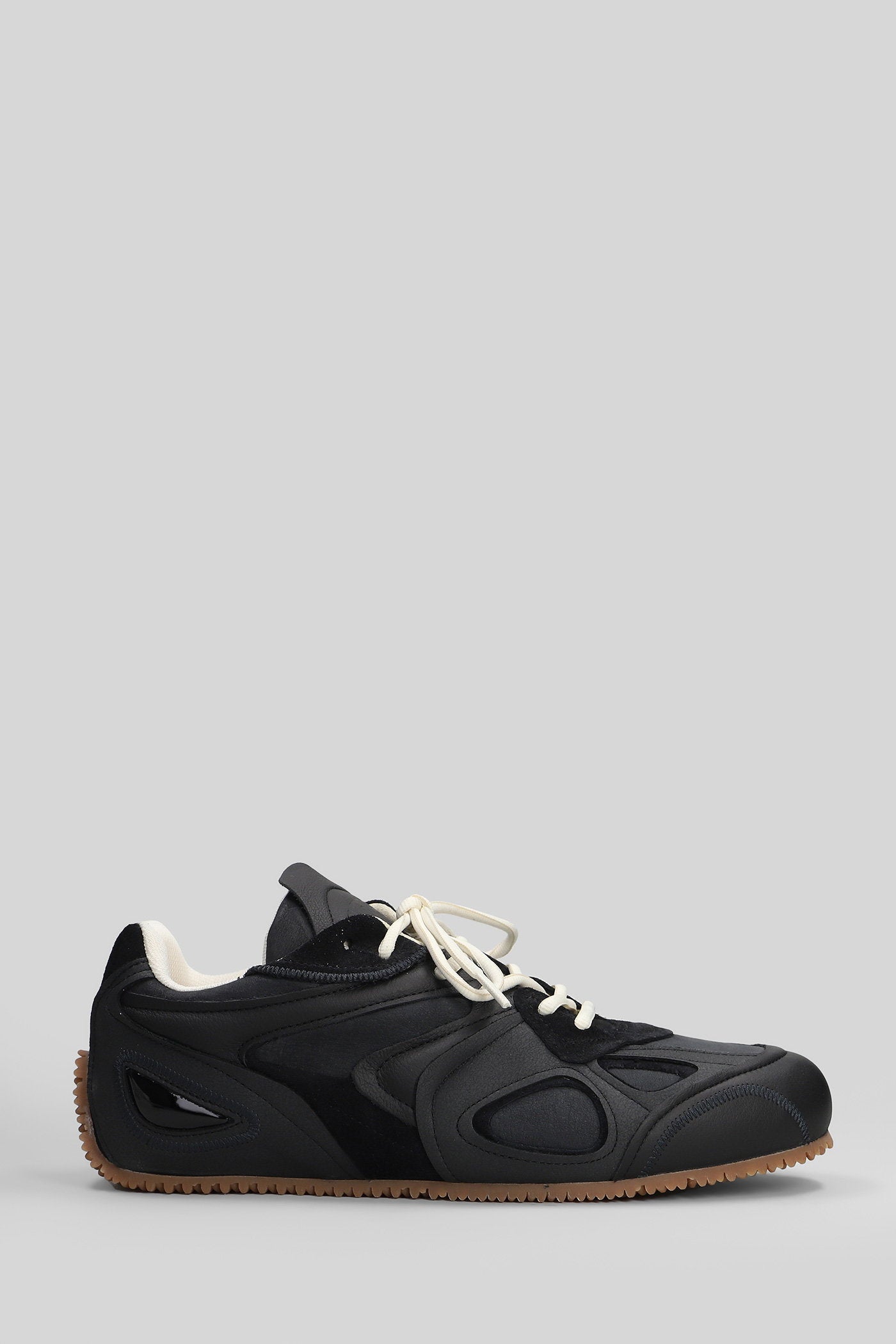 Slow Runner Sneakers in black suede and leather Scarpe