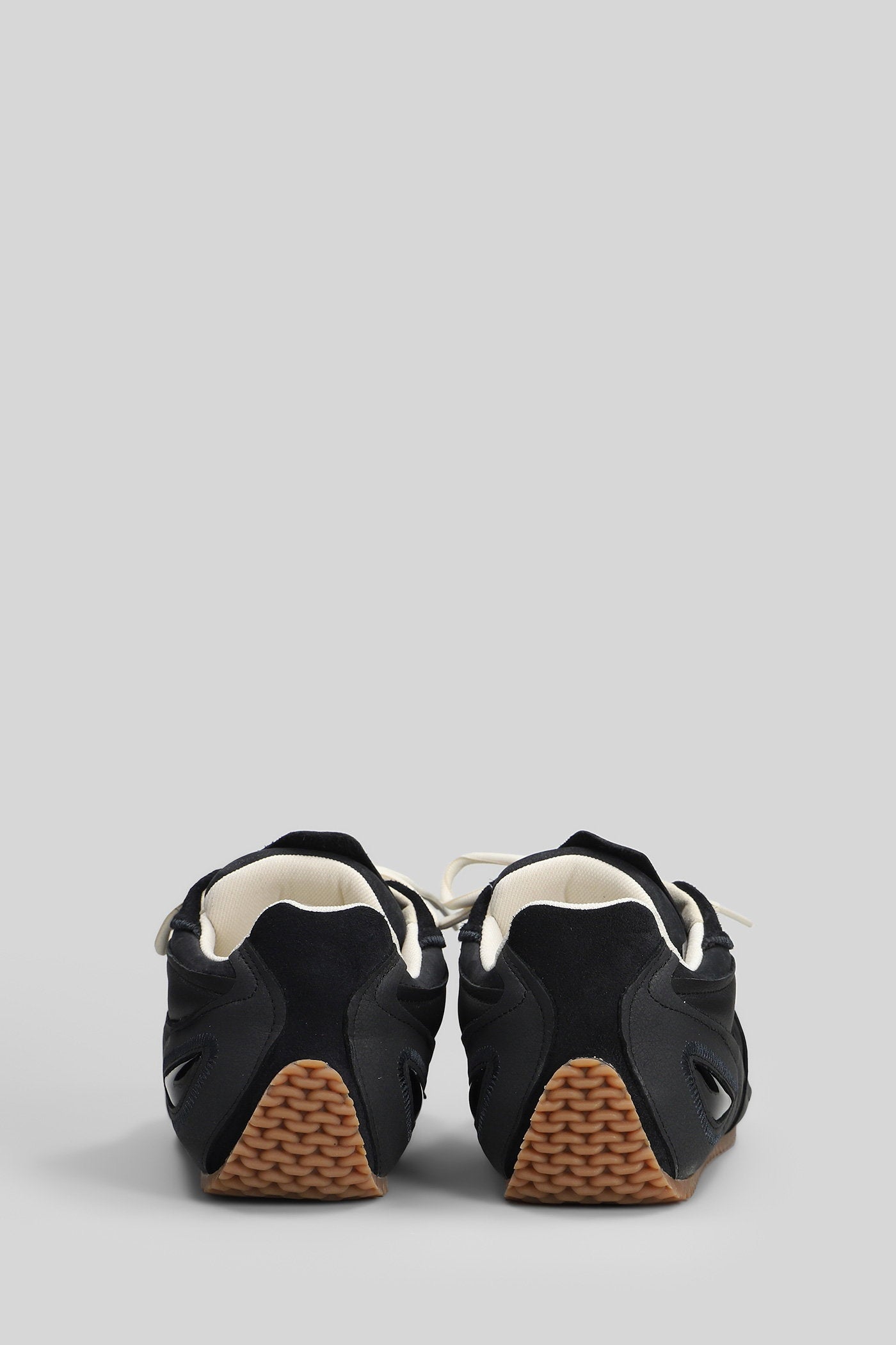 Slow Runner Sneakers in black suede and leather Scarpe