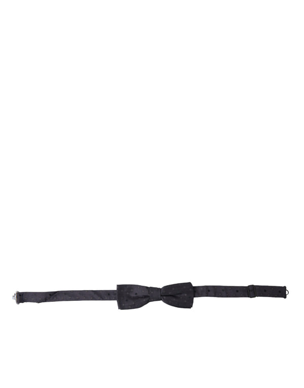 Dolce & Gabbana 100% Silk bow tie in blue