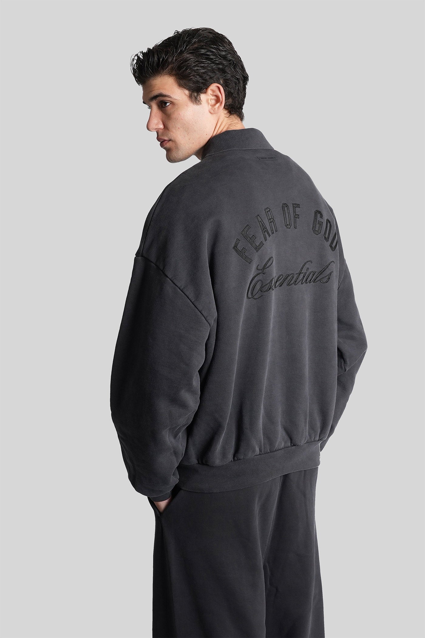 Polo in black cotton Abbigliamento