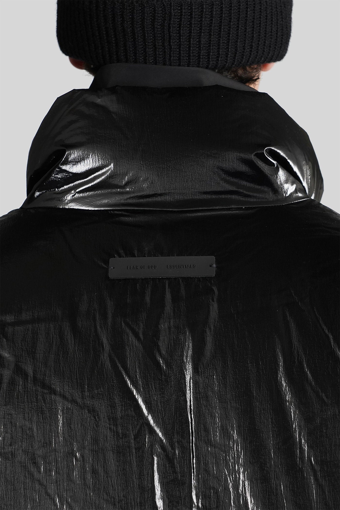 puffer in black nylon Abbigliamento