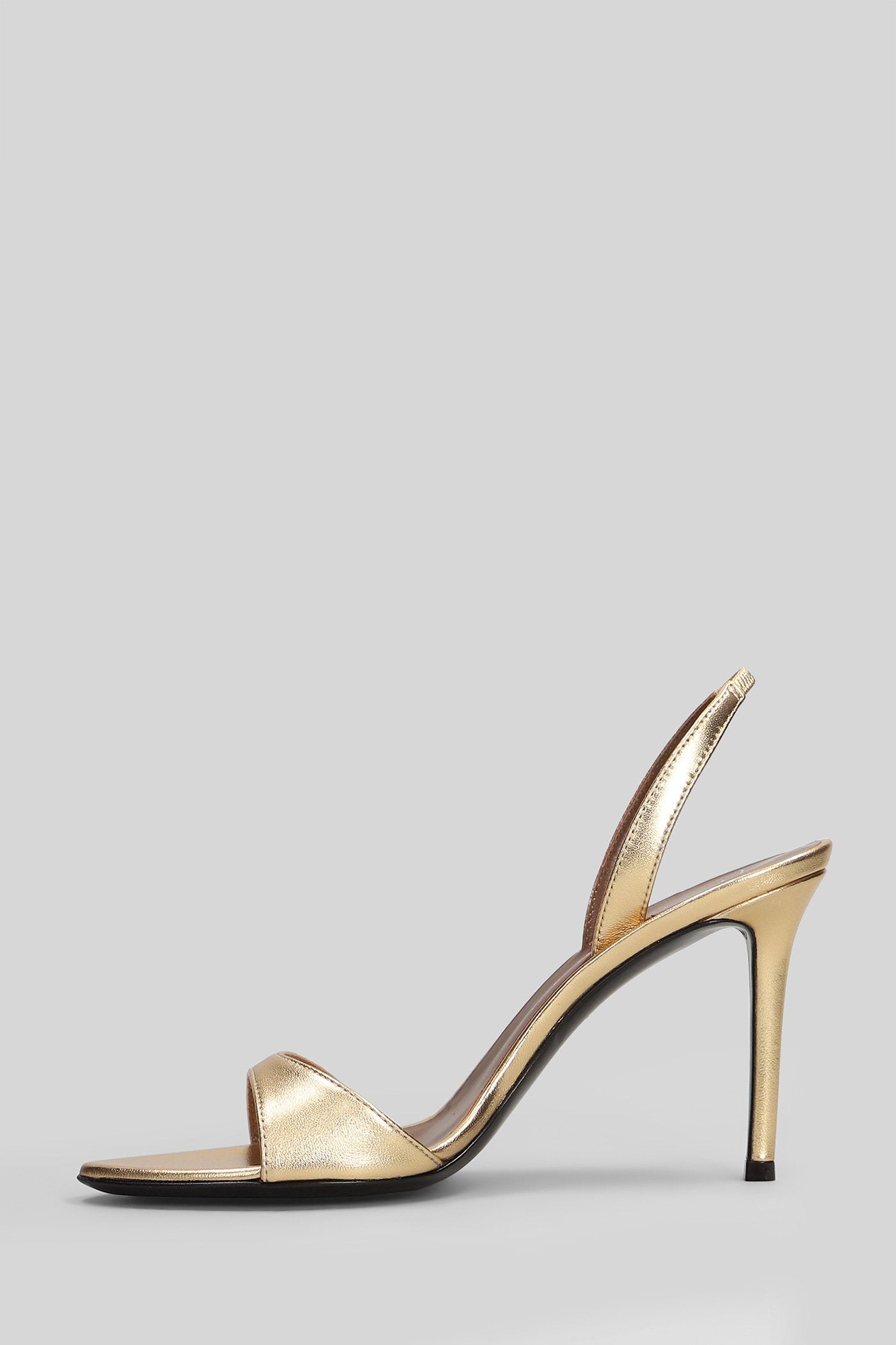Lilibeth Sandals in gold leather Scarpe