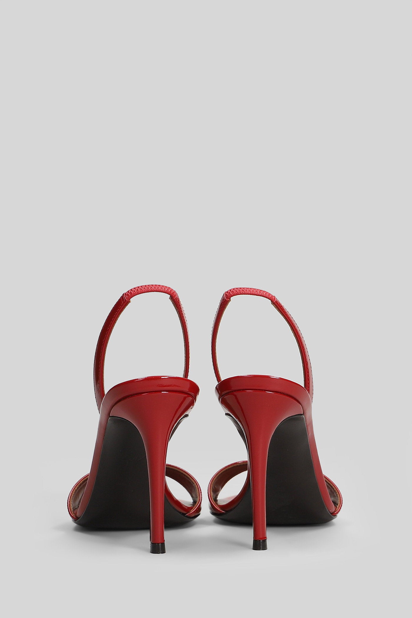 Lilibeth Sandals In Red Patent Leather Scarpe
