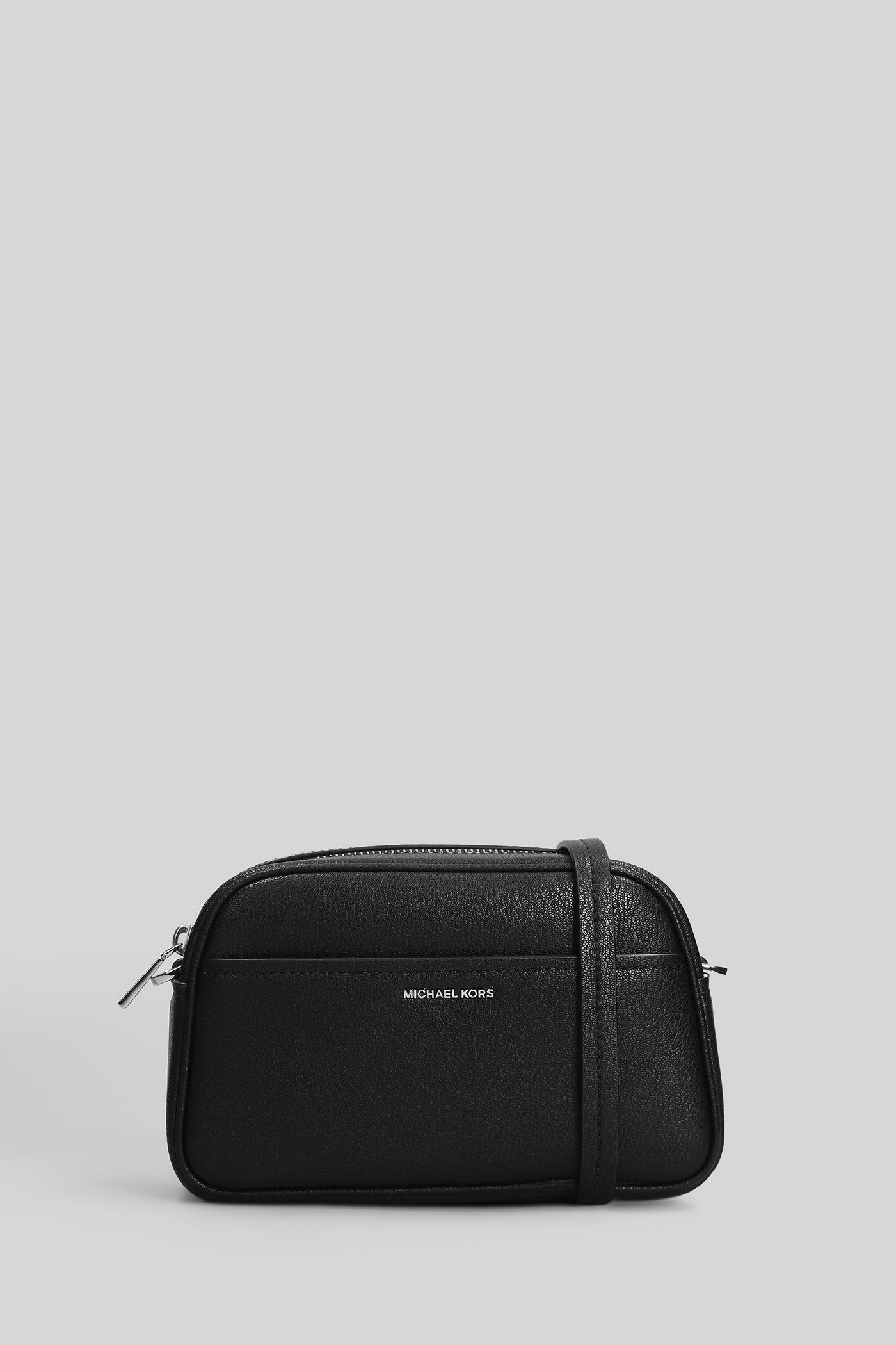 Jet Set Shoulder Bag In Black Leather Borse