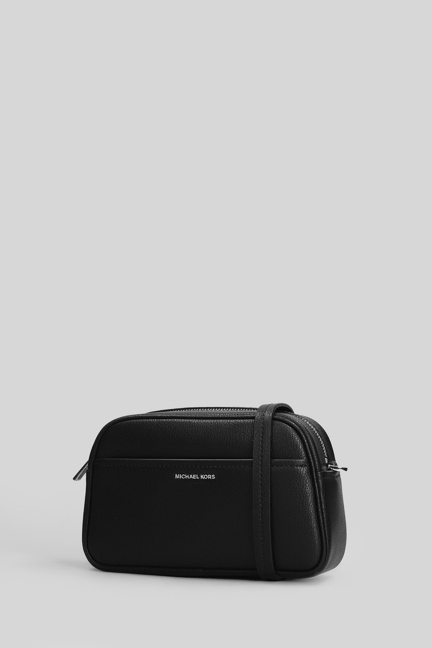 Jet Set Shoulder Bag In Black Leather Borse