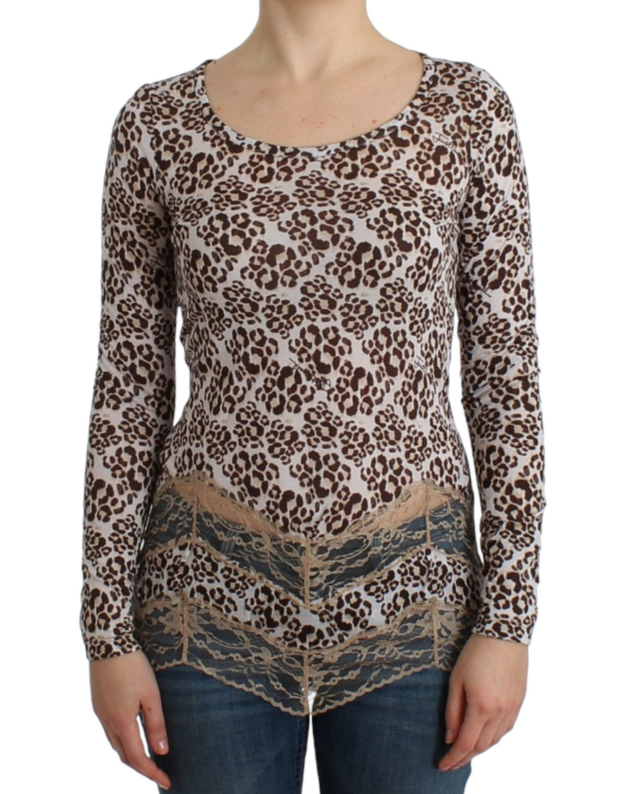 Roberto Cavalli 100% Modal blouse in brown