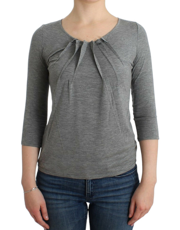 Roberto Cavalli 85% Modal sweater in gray