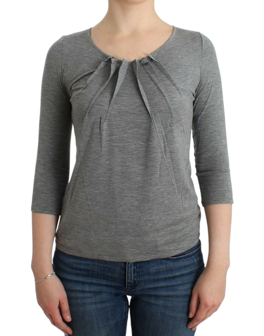 Roberto Cavalli 85% Modal sweater in gray