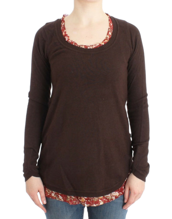 Roberto Cavalli 65% Viscose sweater in brown