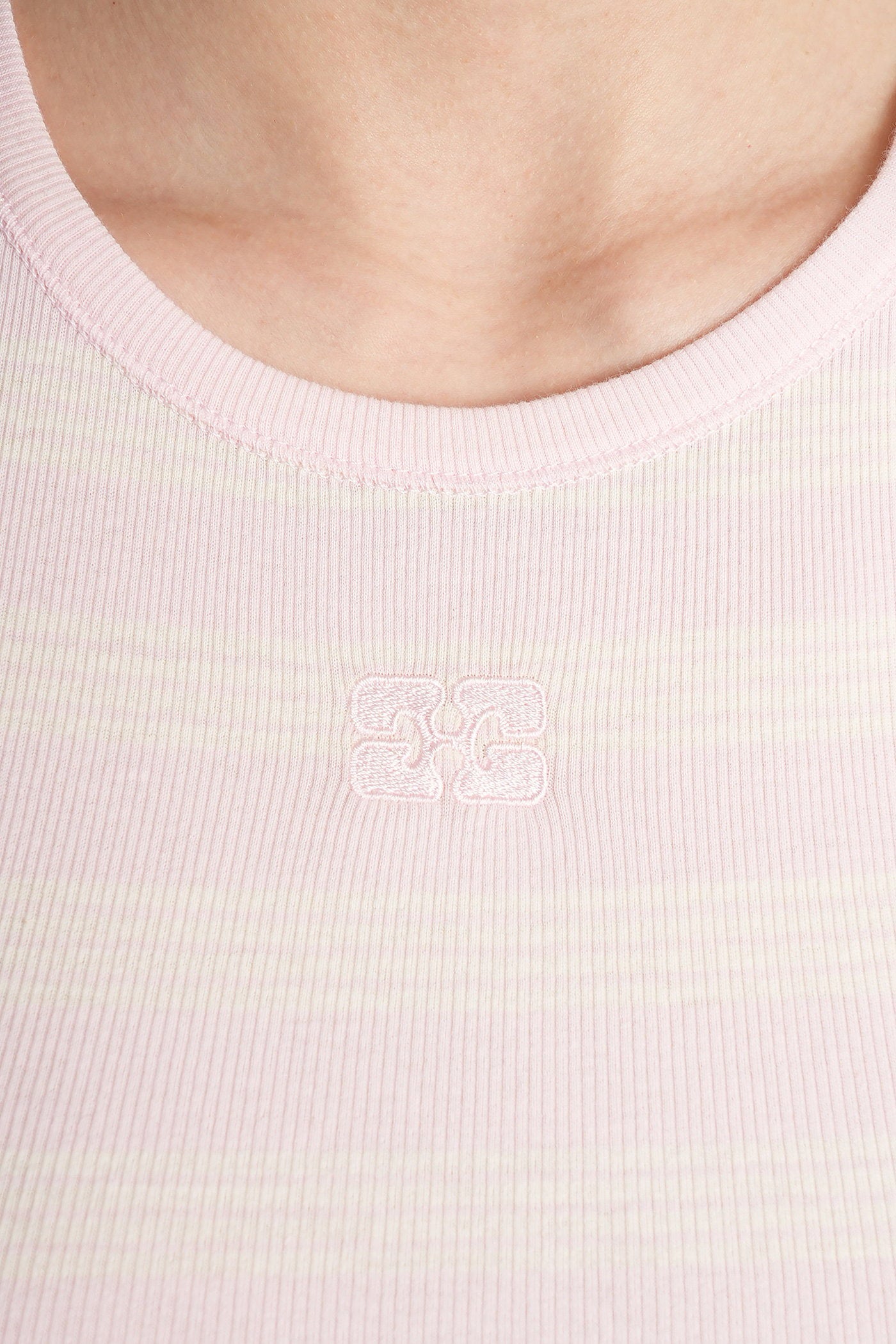 tank Top in rose-pink cotton Abbigliamento