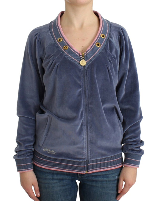 Roberto Cavalli 80% Cotton cardigan in blue