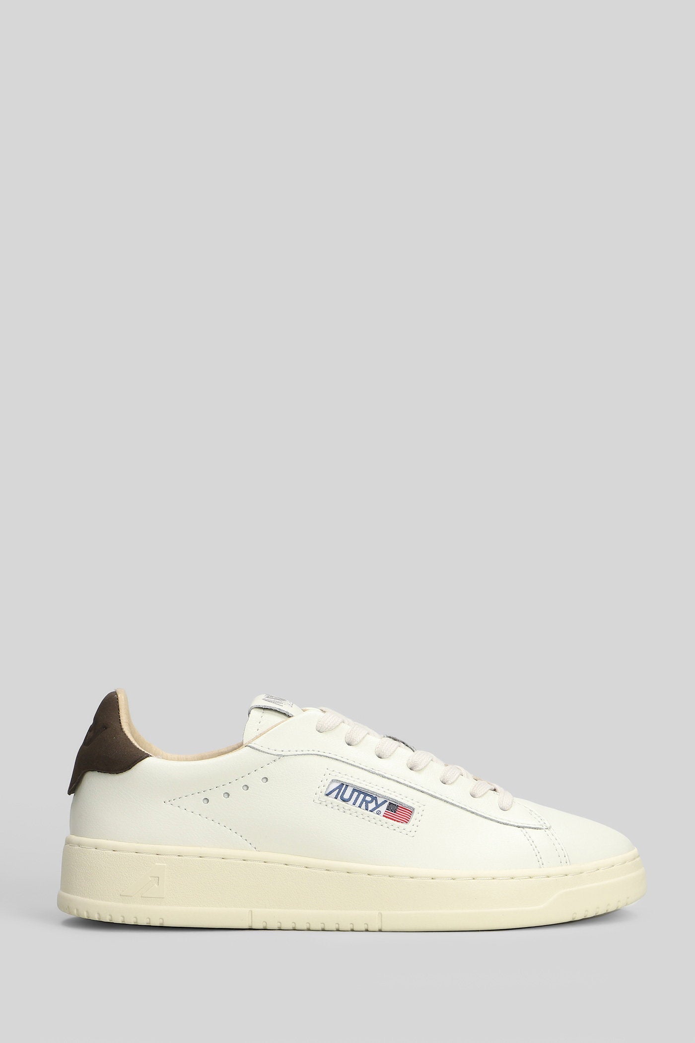 Dallas low Sneakers in white leather Scarpe