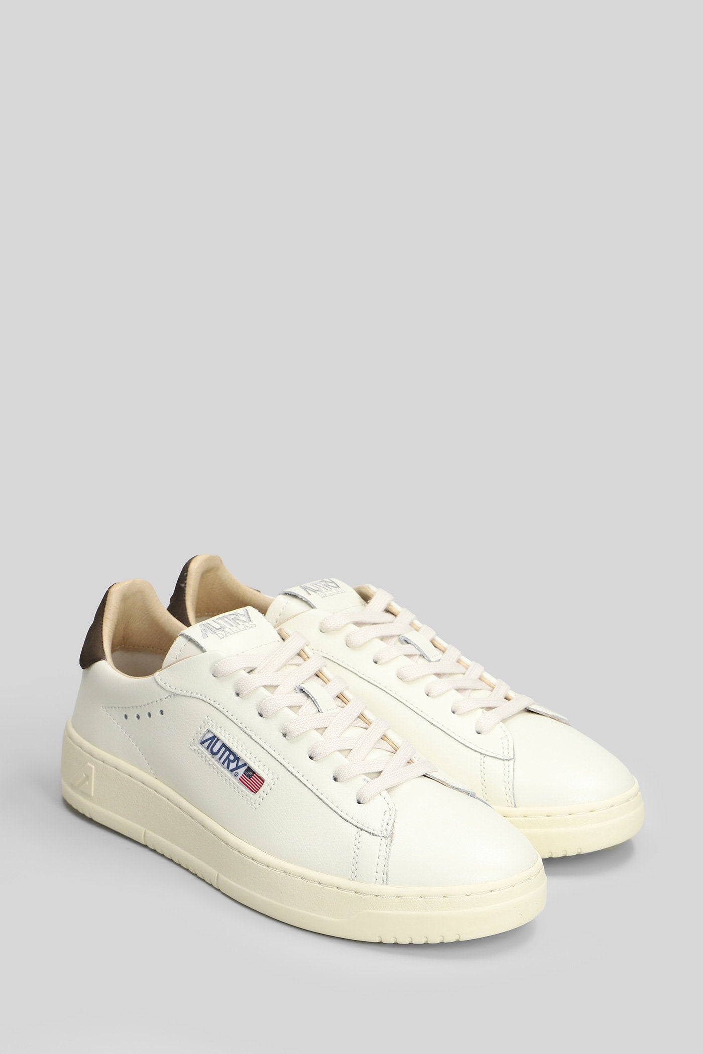 Dallas low Sneakers in white leather Scarpe