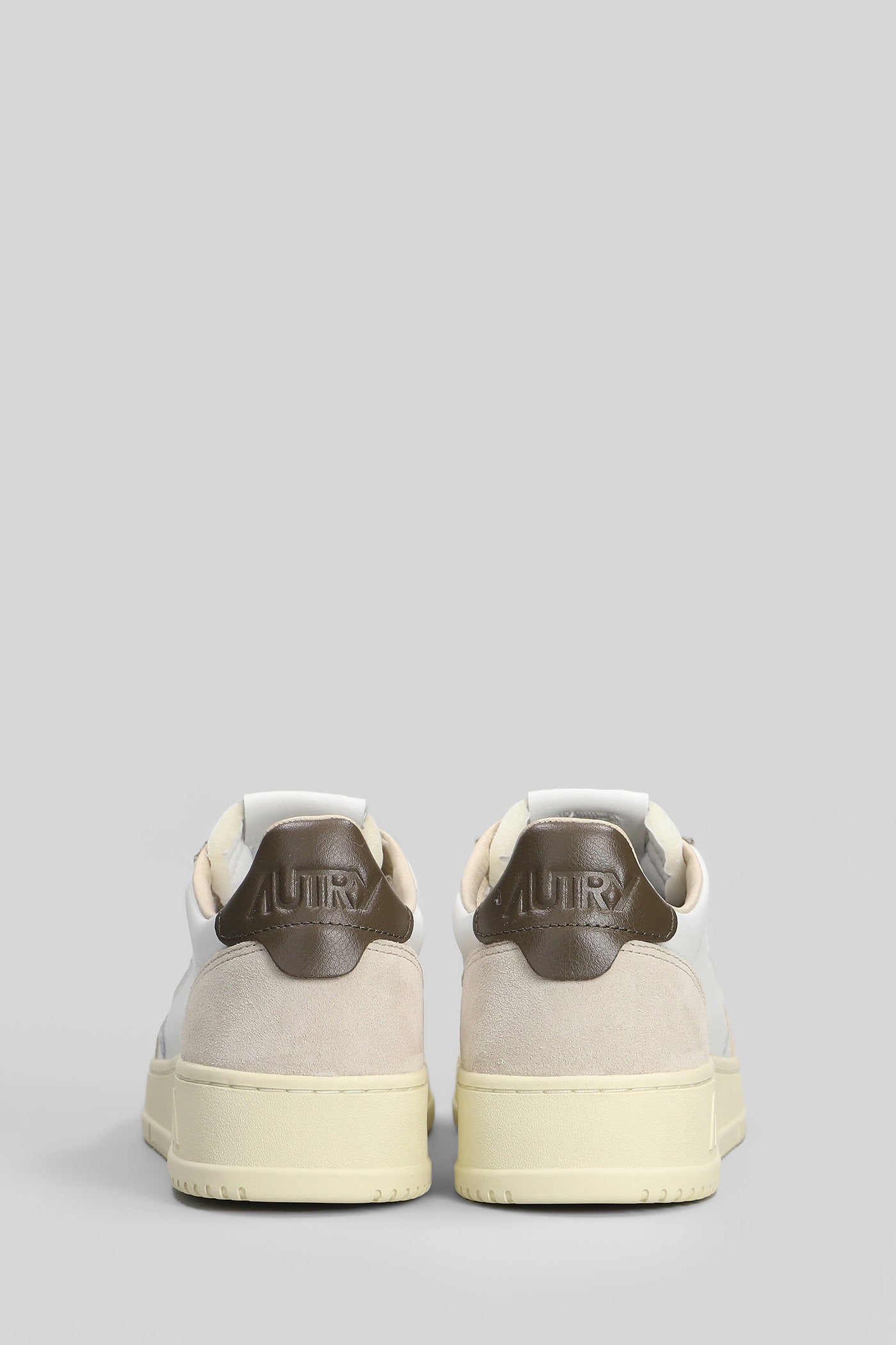 Medalist low Sneakers in white suede and leather Scarpe