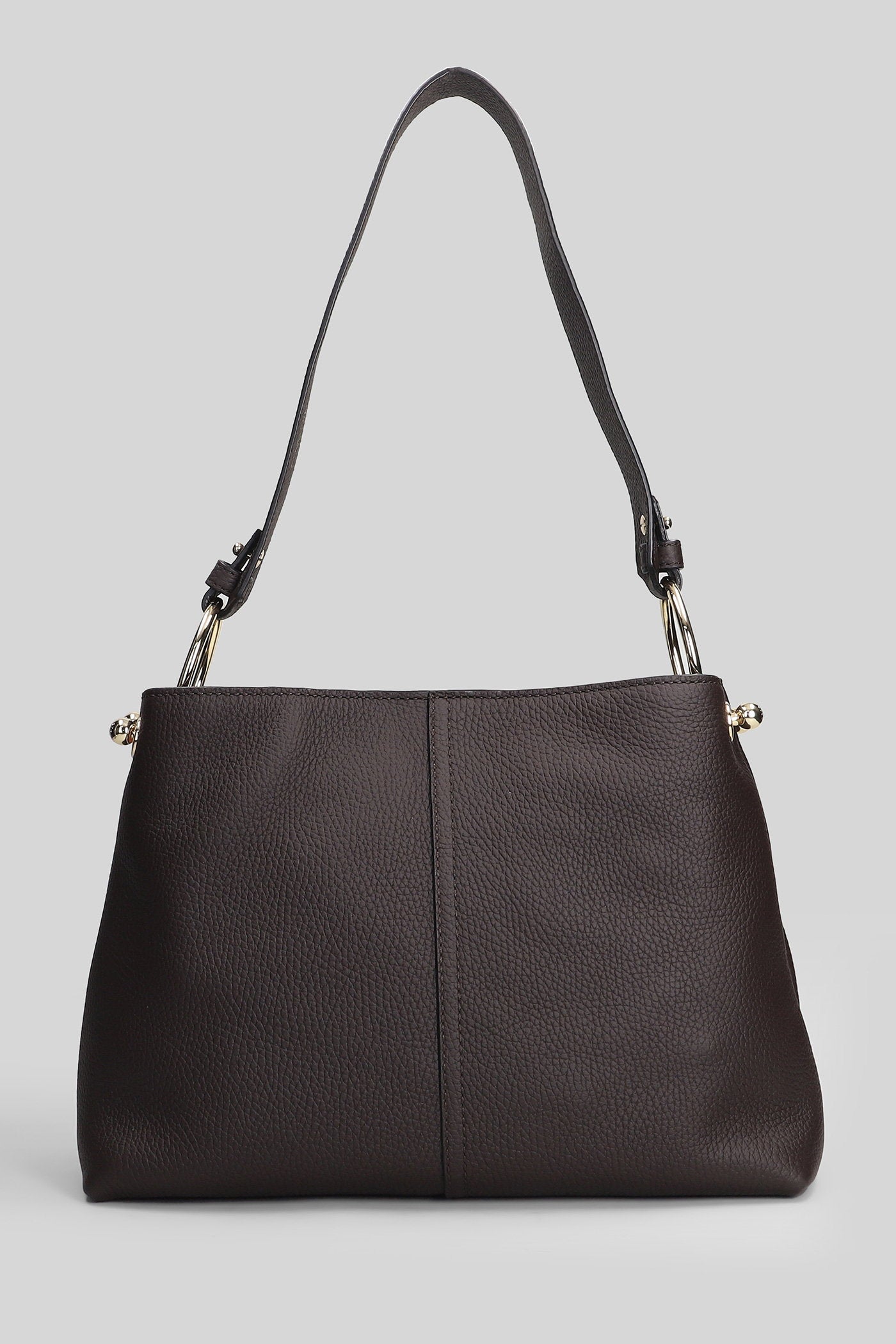 Lana hobo Shoulder bag in brown leather Borse
