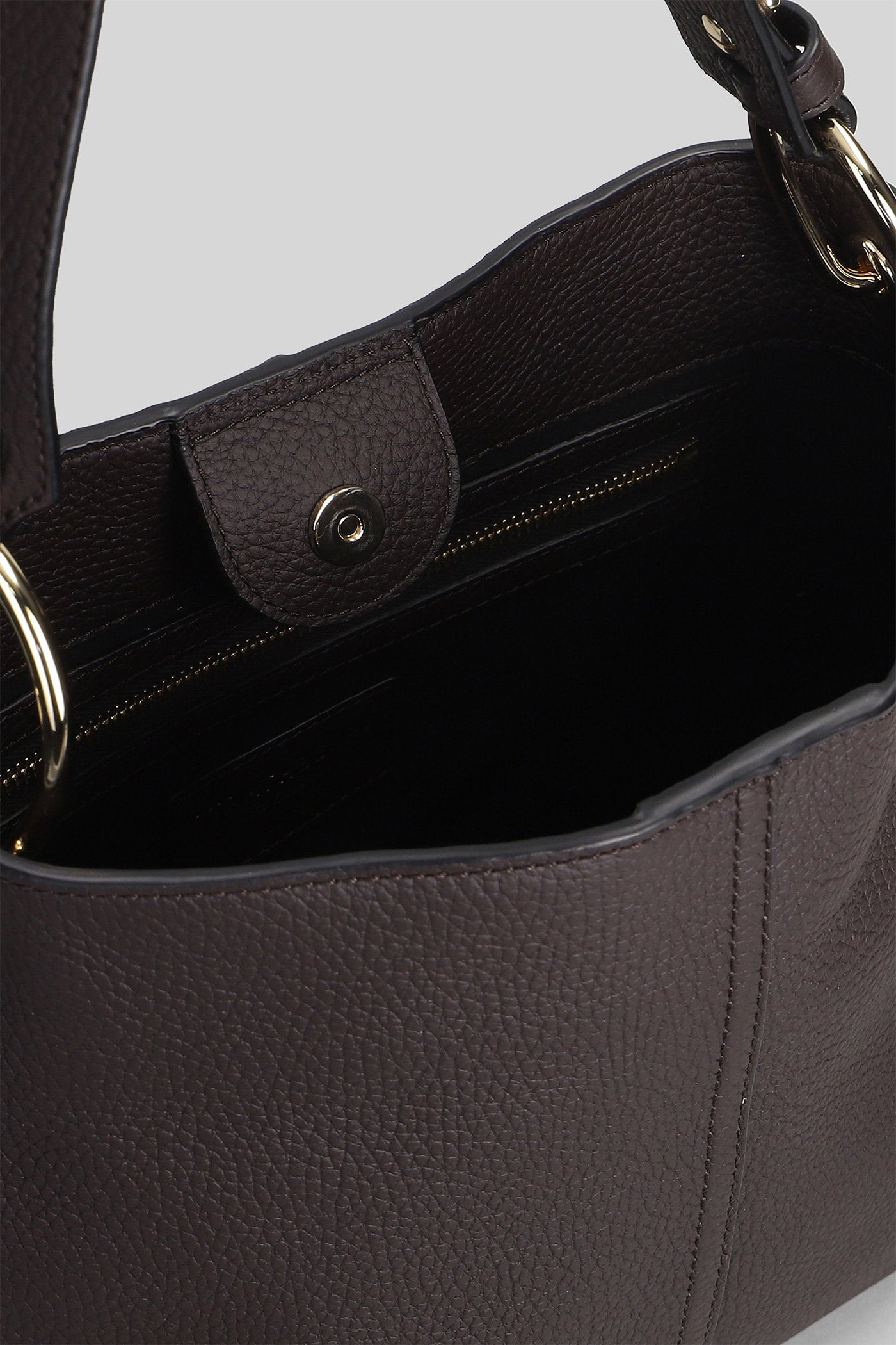 Lana hobo Shoulder bag in brown leather Borse
