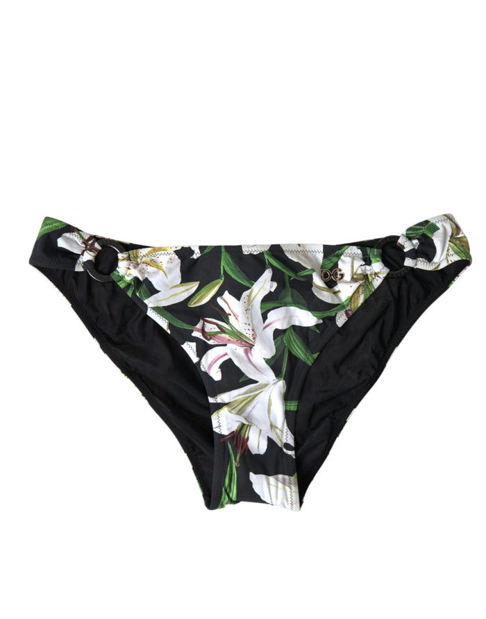 Dolce & Gabbana 75% Nylon bikini bottom in black