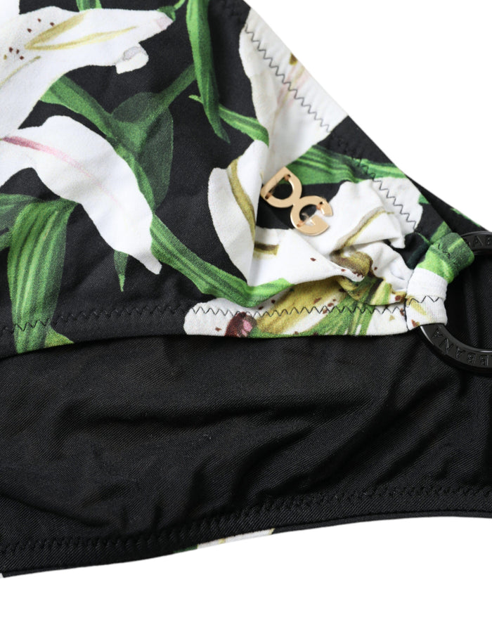 Dolce & Gabbana 75% Nylon bikini bottom in black — view 2