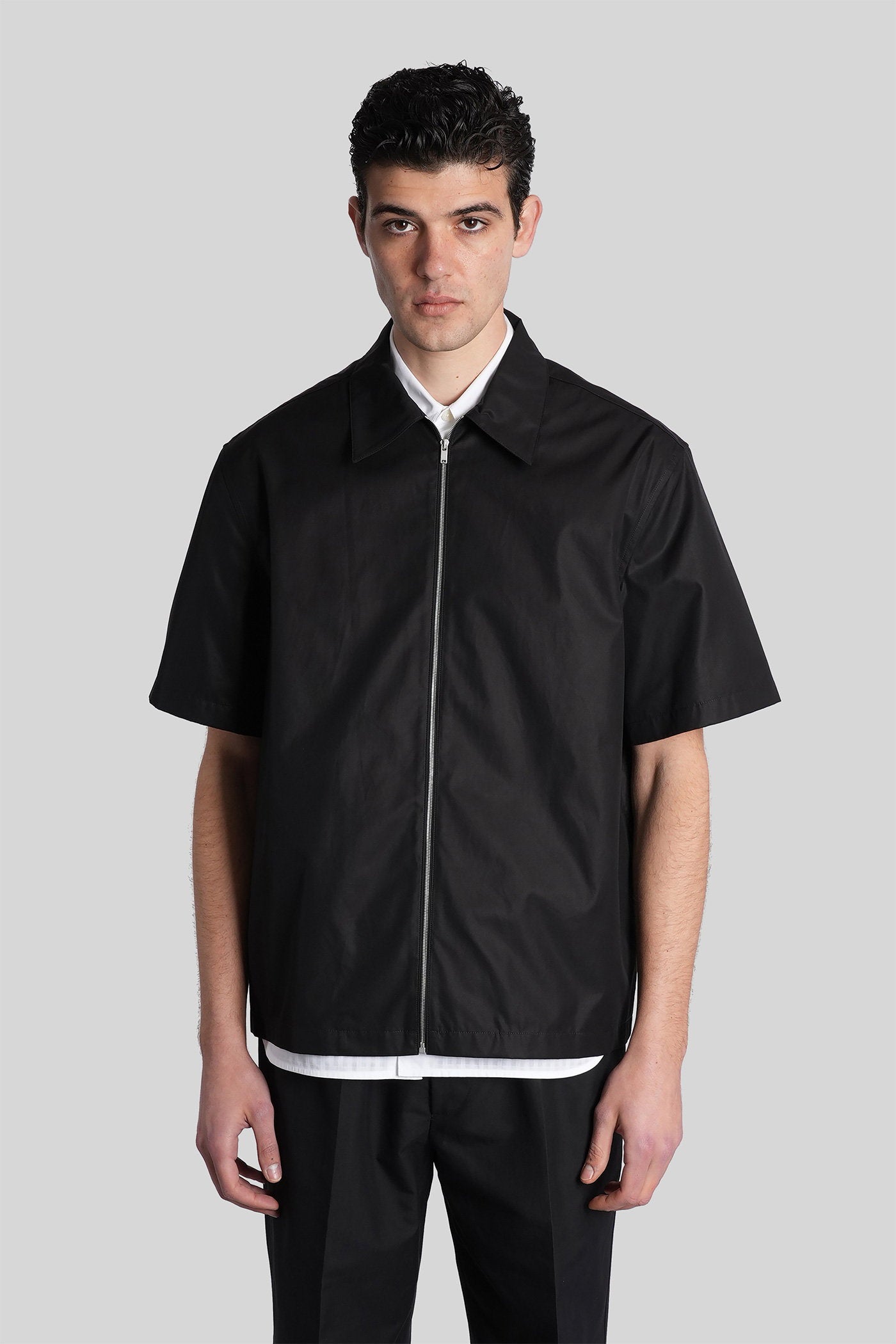 Shirt 201 Black Cotton Abbigliamento