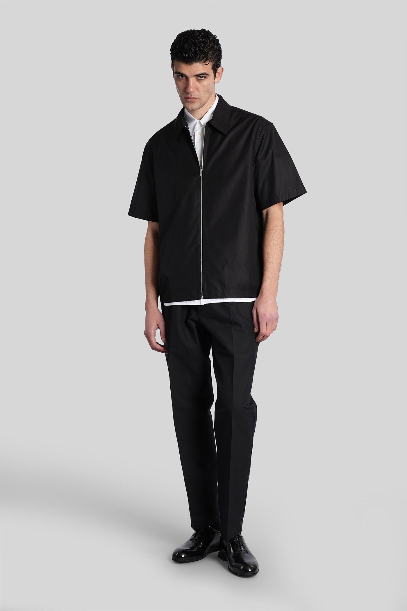 Shirt 201 Black Cotton Abbigliamento