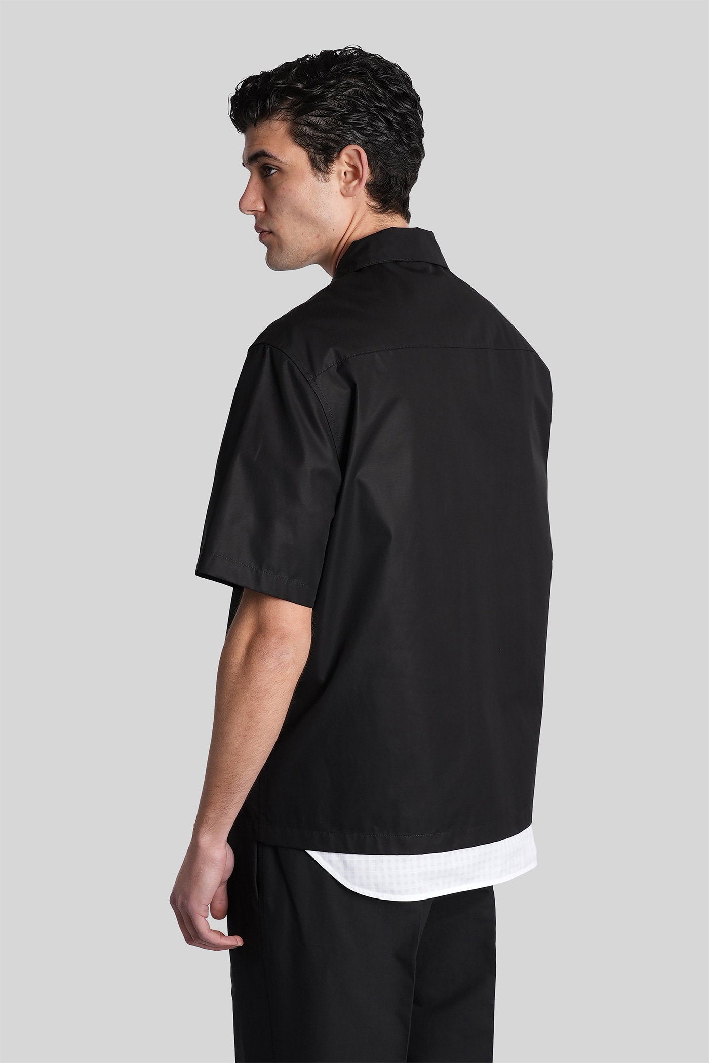 Shirt 201 Black Cotton Abbigliamento