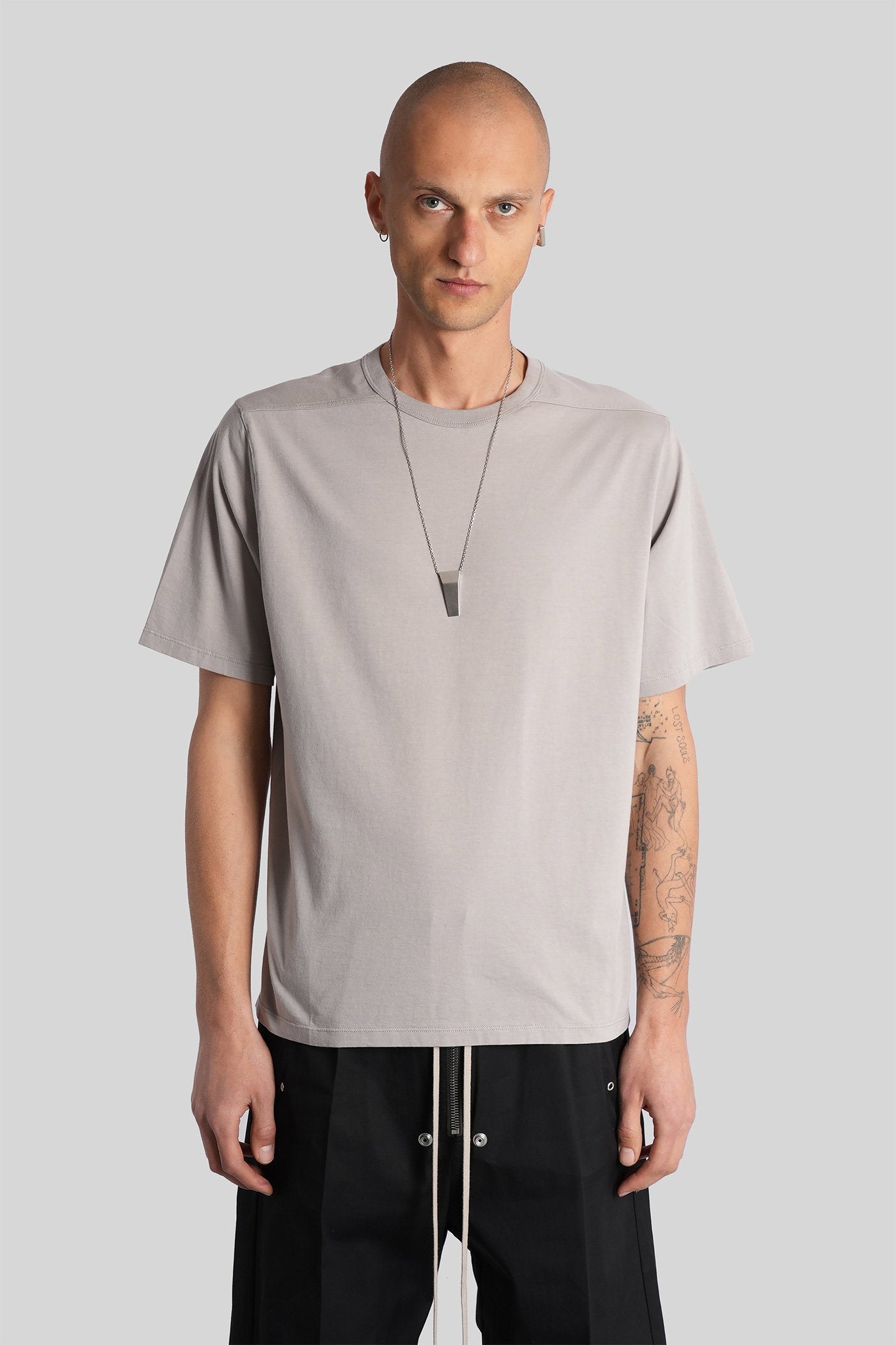 Brad t T-Shirt in grey cotton Abbigliamento